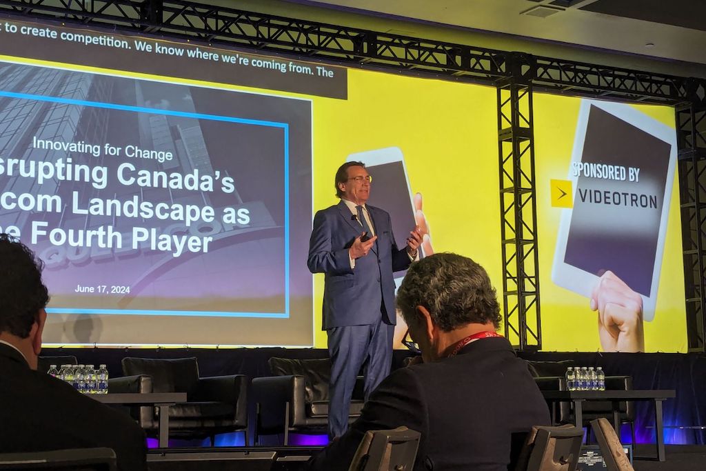 Freedom Mobile serious in its intention to be fourth player, Péladeau tells CTS
