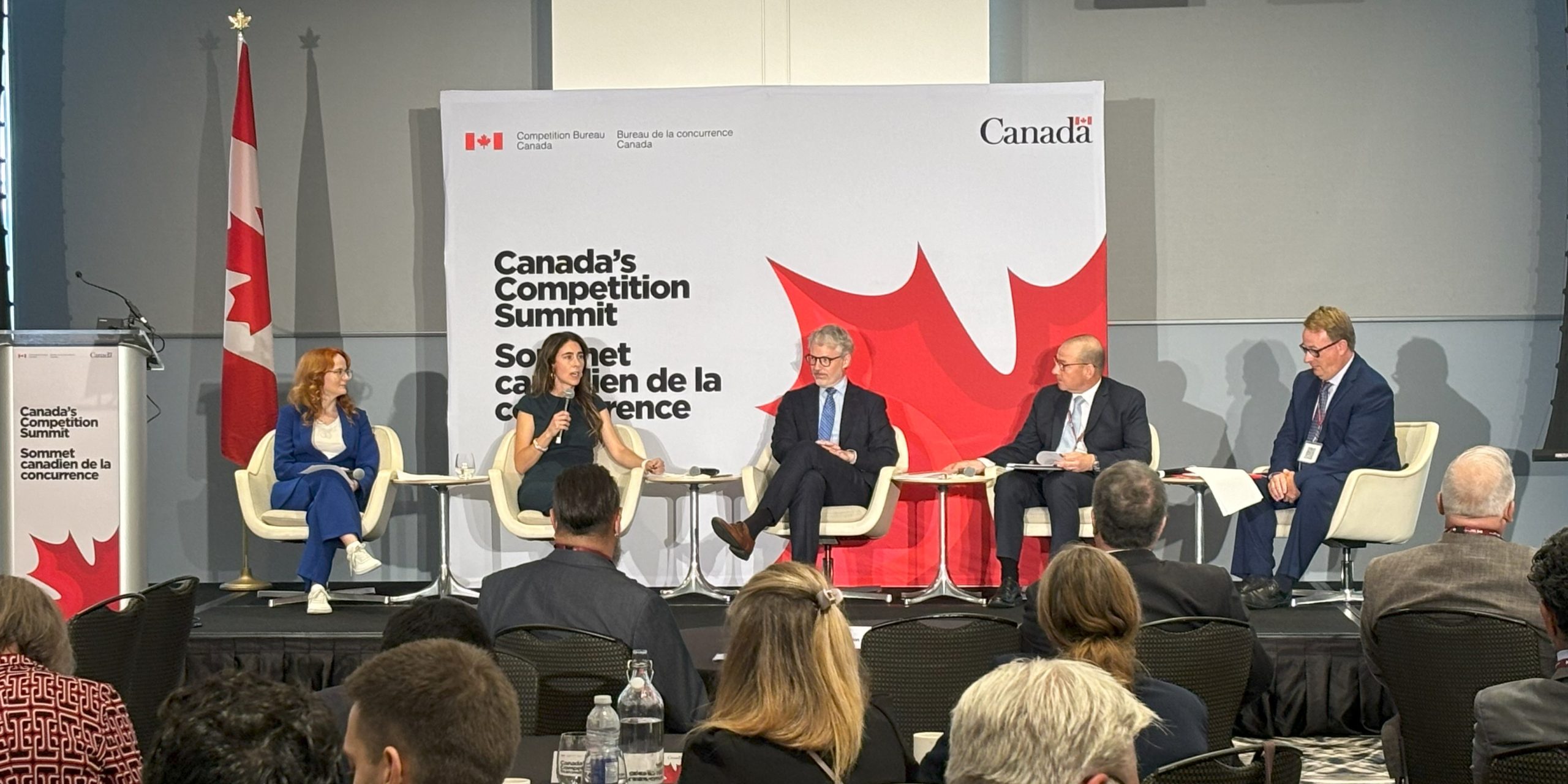 Members of the Digital Regulators Forum take part in a roundtable discussion during Canada's Competition Summit 2024.